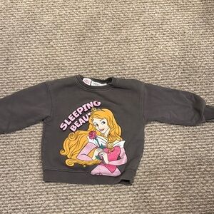 Zara Disney Sleeping Beauty Graphic Sweatshirt